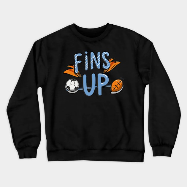 fins up Crewneck Sweatshirt by Pixy Official